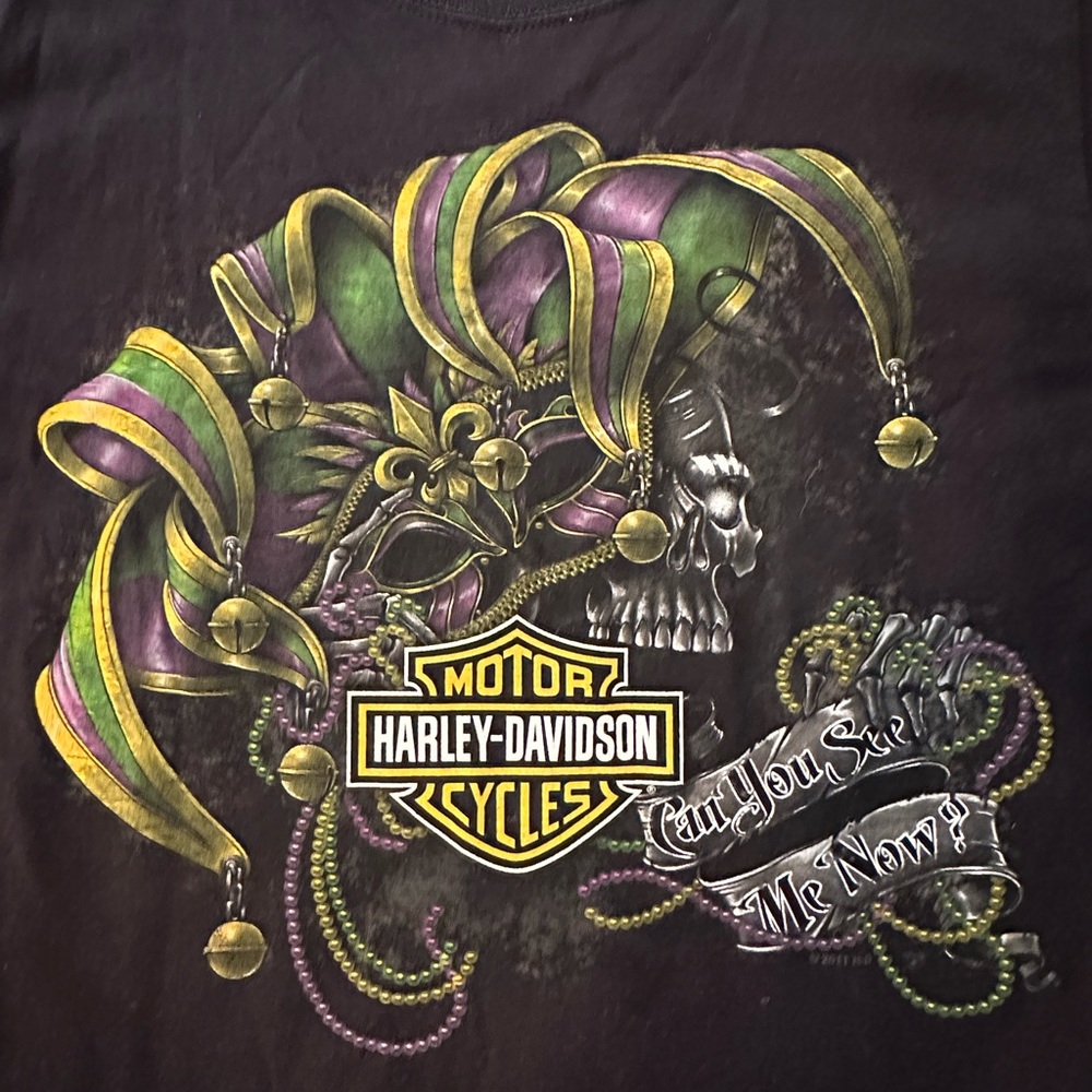 Men's Harley Davidson Houma Louisiana Bayou Country T-Shirt Small Mike Bruno's